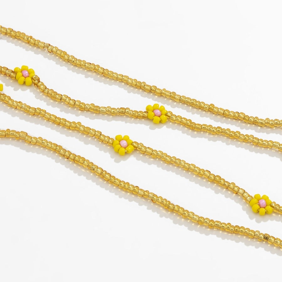 Daisy flower body chain
