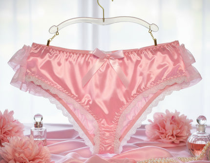 Alsa silk brief with ruffle detail — So Pretty Intimates