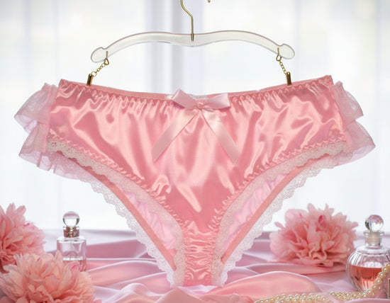 Alsa silk brief with ruffle detail — So Pretty Intimates