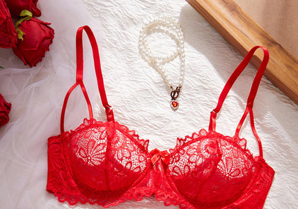 Anemona floral lace two piece bra set — So Pretty Intimates