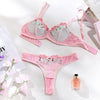 Briany floral embroidered bra set — So Pretty Intimates