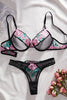 Calantha floral accented bra set — So Pretty Intimates 