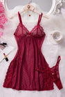 Dianthia  babydoll with matching g-string lingerie set— So Pretty Intimates