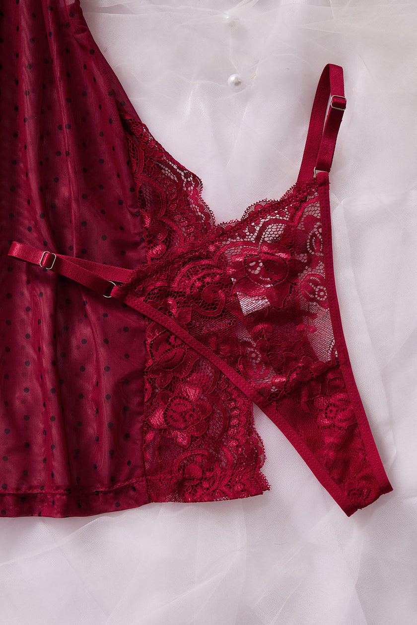 Dianthia  babydoll with matching g-string lingerie set— So Pretty Intimates