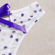 Ione purple heart sheer two piece bra set — So Pretty Intimates