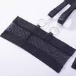 Kenzie structured black garter lingerie set with leg rings — So Pretty Intimates