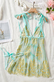 Laurel lace and bow babydoll with matching g-string — So Pretty Intimates