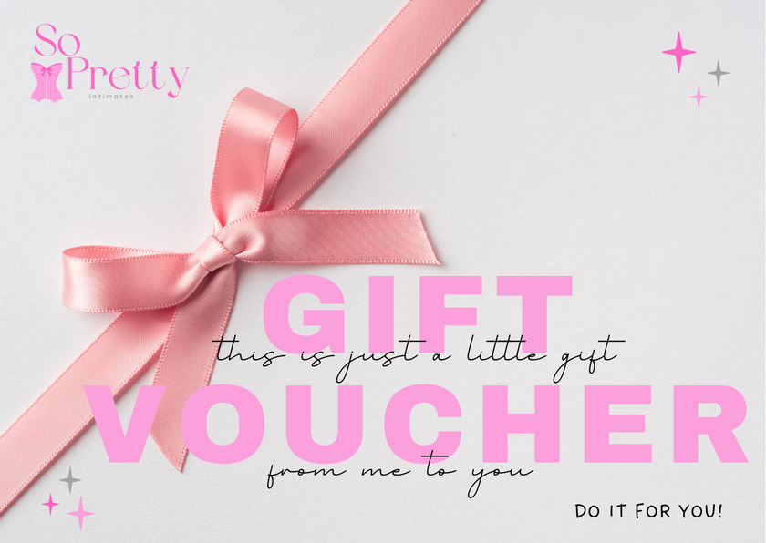 So Pretty Intimates gift voucher lingerie gift card — Australia