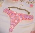 Nia bow ruffle thong — So Pretty Intimates