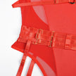 Verena structured teddy bodysuit with leg rings — So Pretty Intimates