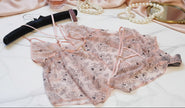 Willow romantic floral babydoll lingerie set — So Pretty Intimates