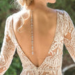 Rhinestone back body chain
